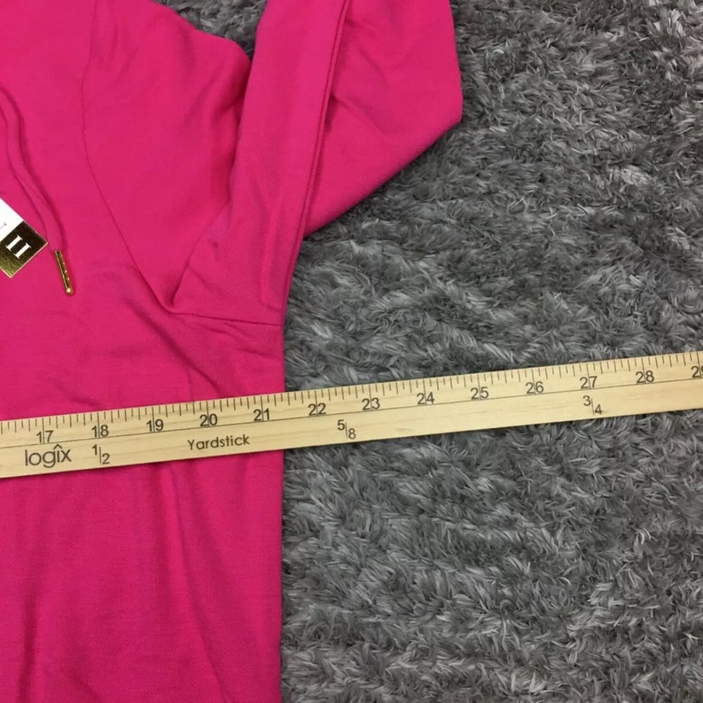 NWT AmberNoon II by Dr. Erum Ilyas SunCozy Hooded Tunic Womens Medium Pink - Picture 7 of 11